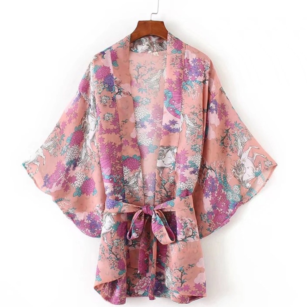 濾Wild Horses Bohemian Gypsy Kimono/Robe/CoverUp濾 - Picture 5 of 8